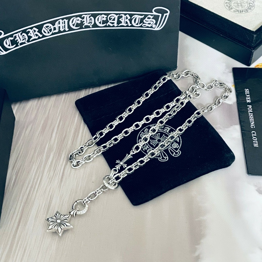 【Chrome Hearts】ネックレス、新しいネックレス万能シンプルファッションオーナメント-BRAND OFF