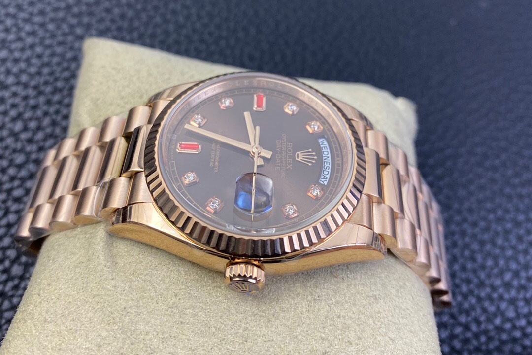 Rolex Day-Date 118235FA-BRAND OFF