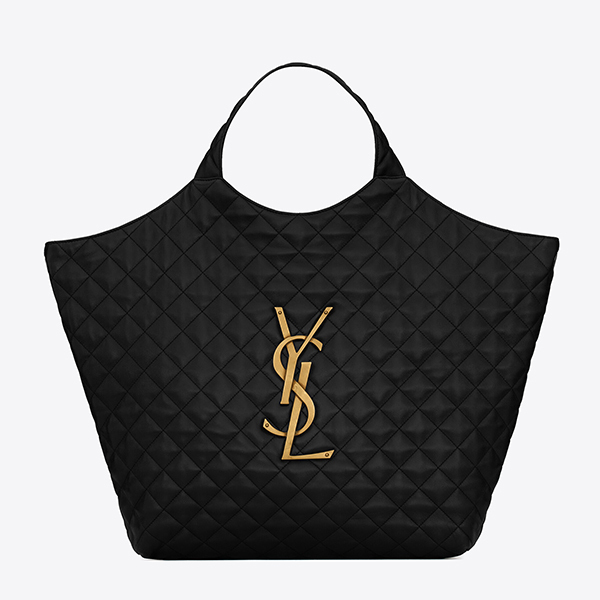 【SAINT LAURENT】滝沢カレンさん愛用!ラムスキン ICAREマキシ ショッピングバッグ-BRAND OFF