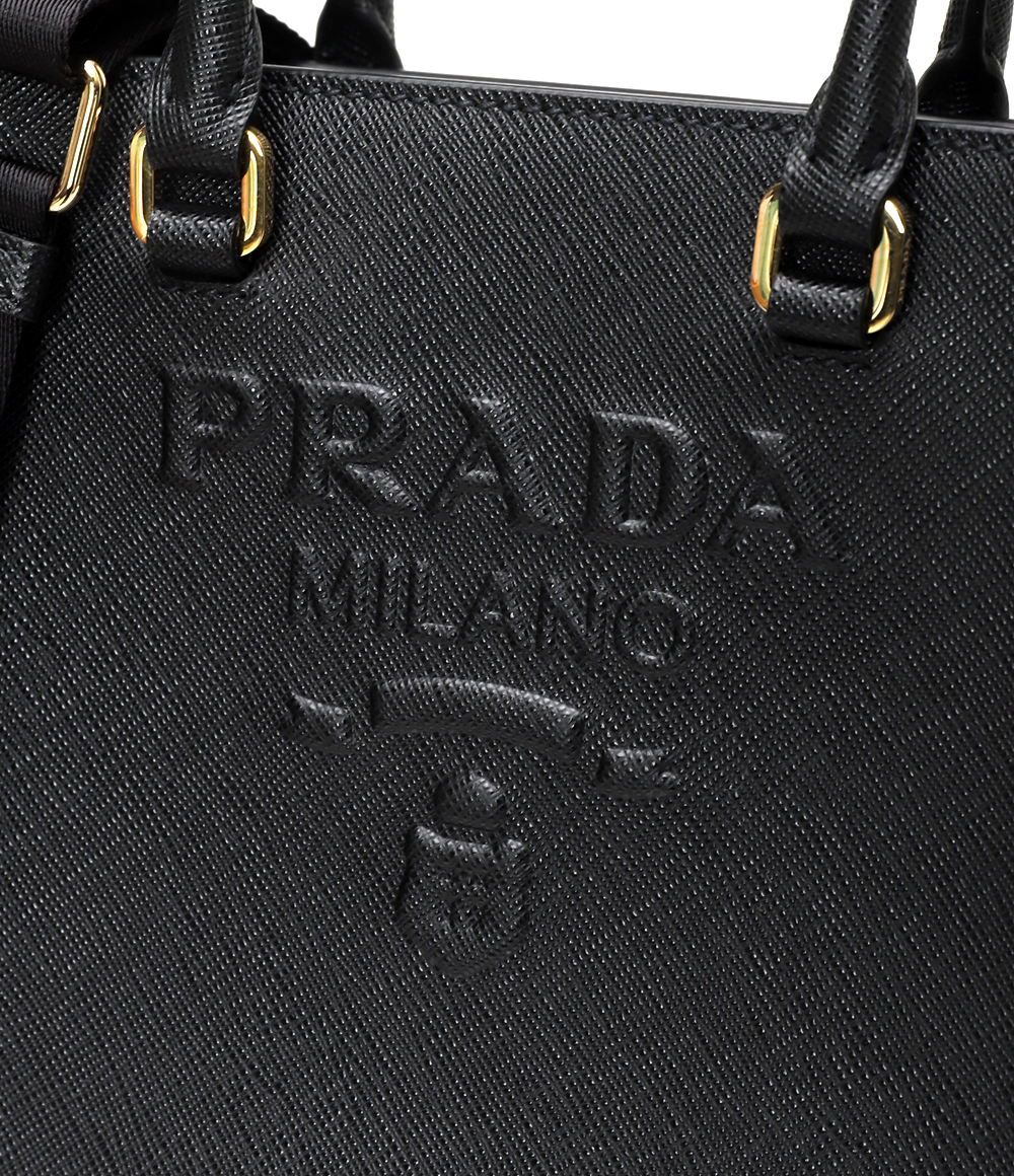 ☆PRADA スモール サフィアーノレザー ハンドバッグ-BRAND OFF