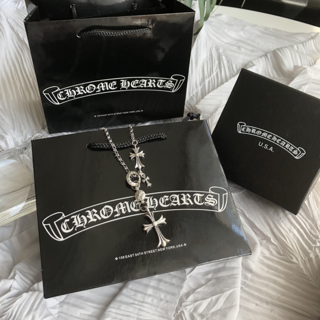 Chrome Hearts クロムハーツ  クロスネックレス-BRAND OFF