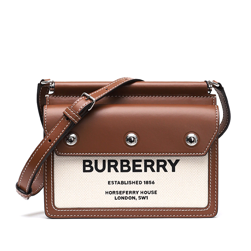 Burberry Mini Horseferry Print タイトルバッグ-BRAND OFF