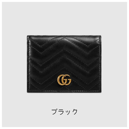 Gucci グッチ/ GGマーモントキルテイング ミニ財布/ 二つ折り-BRAND OFF