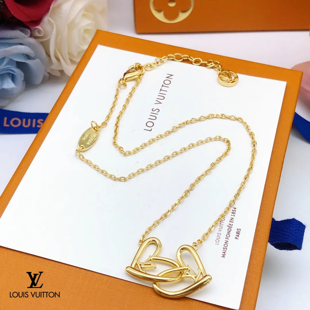 【 LOUIS VUITTON】ネックレス、新しいネックレス万能シンプルファッションオーナメント-BRAND OFF
