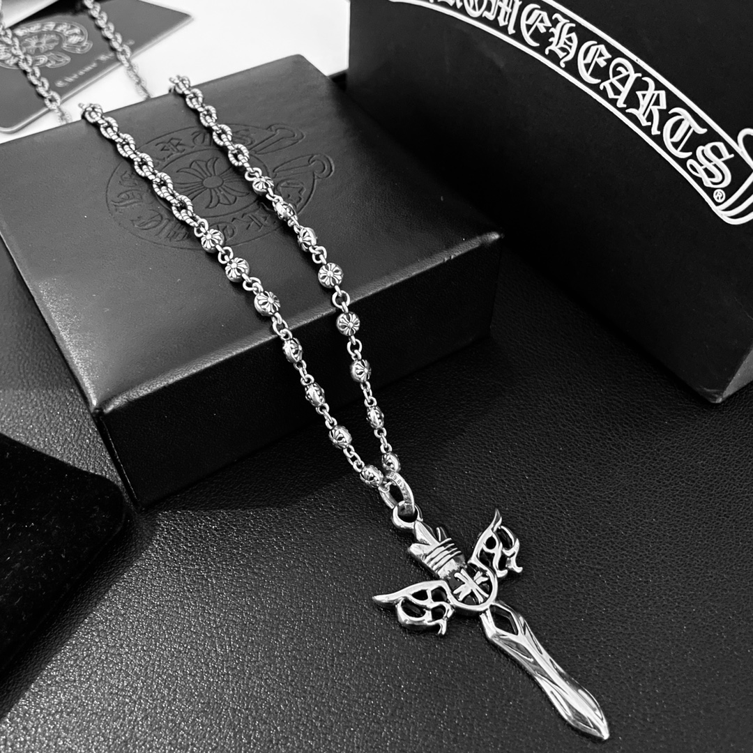 【CHROME HEARTS 】ネックレス、新しいネックレス万能シンプルファッションオーナメント-BRAND OFF