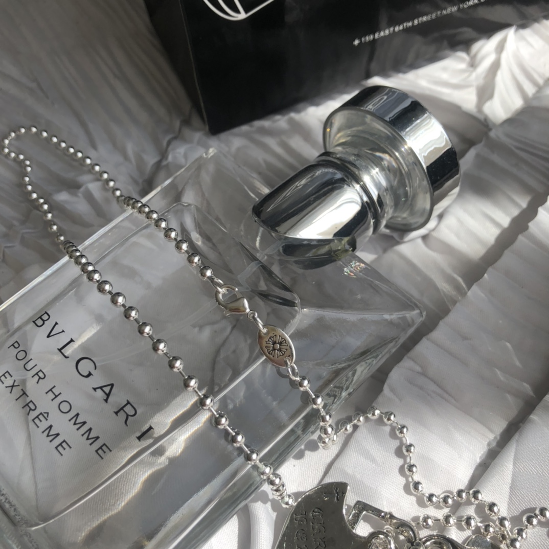 Chrome Hearts（クロムハーツ）3段ソードとホーリーソードサンスクリットペンダントネックレス-BRAND OFF