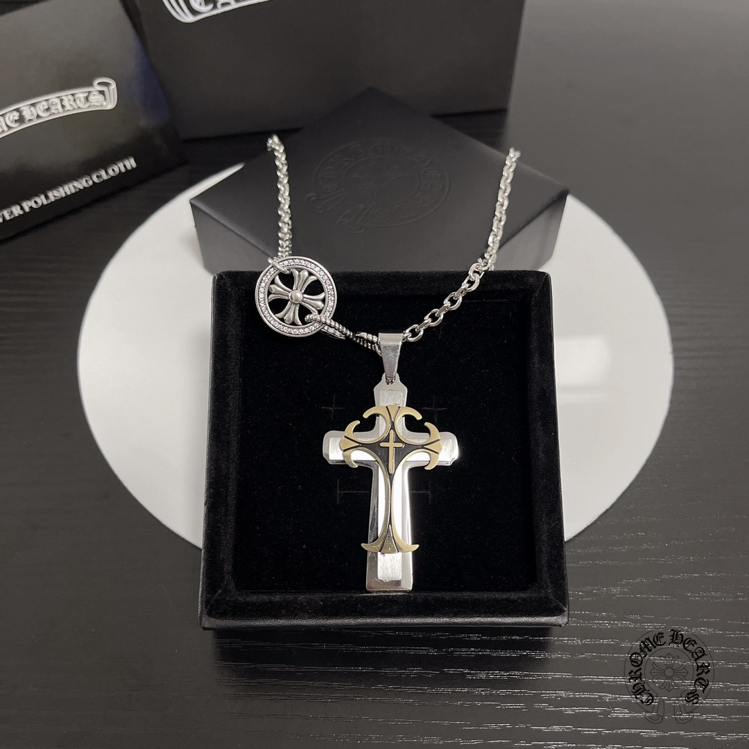【CHROME HEARTS】ネックレス、新しいネックレス万能シンプルファッションオーナメント-BRAND OFF