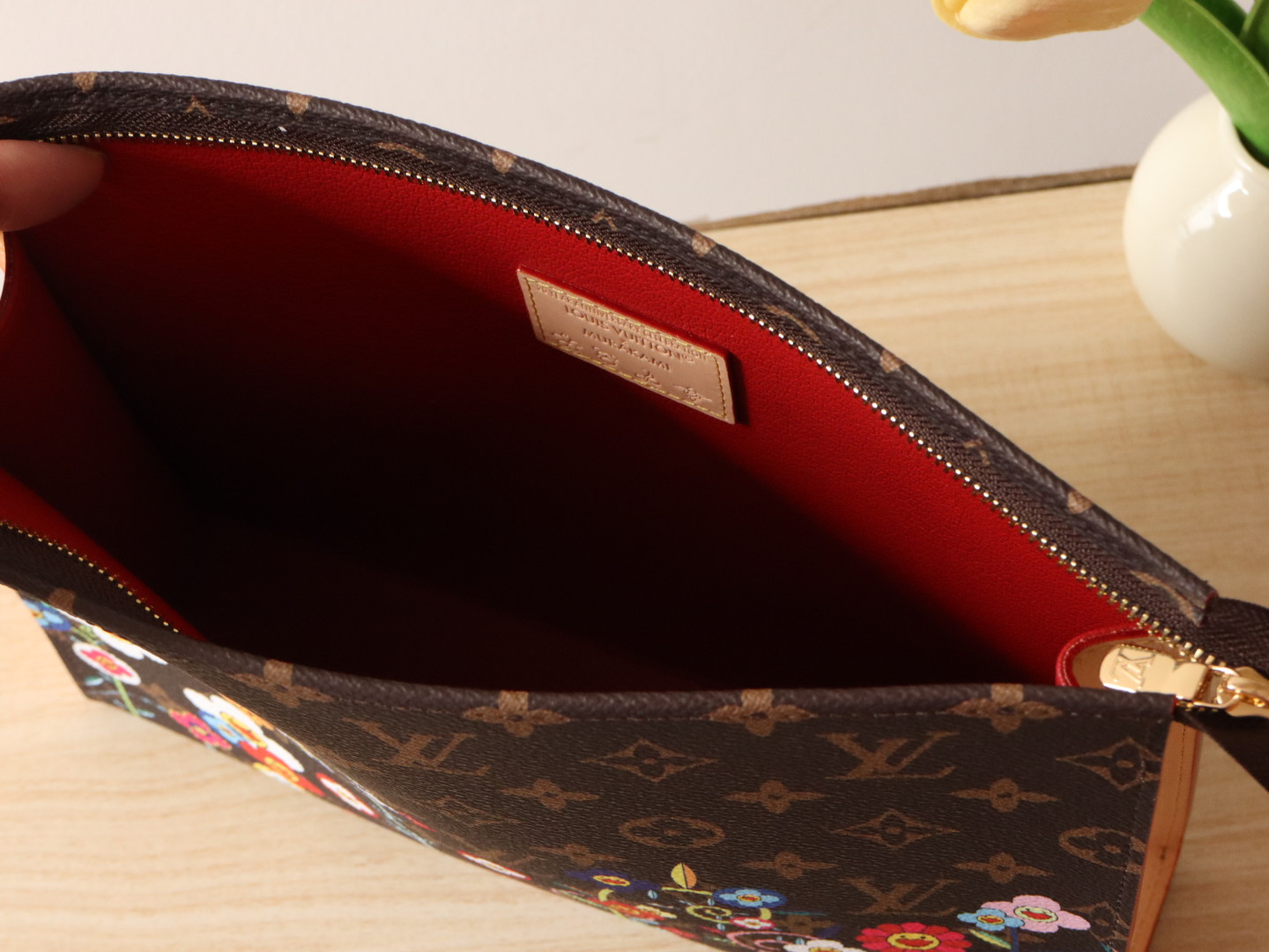 LOUIS VUITTON ルイヴィトン 村上隆 定番クラッチバッグ M14180-BRAND OFF