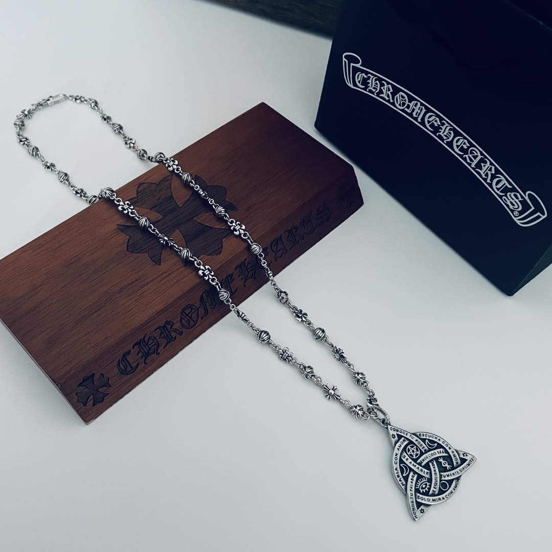 【CHROME HEARTS 】ネックレス、新しいネックレス万能シンプルファッションオーナメント-BRAND OFF