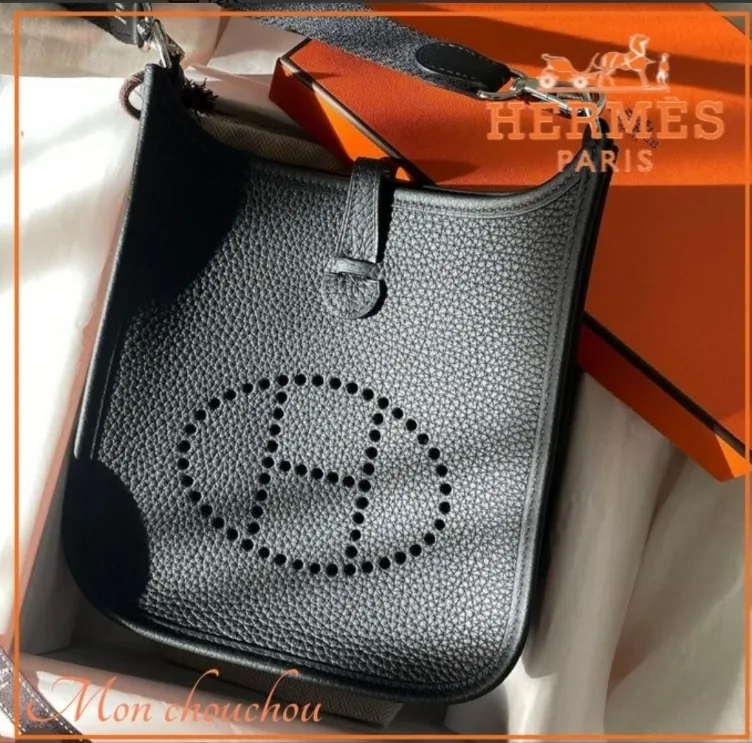 HERMES エルメス エヴリン TPM ブラック トリヨン-BRAND OFF
