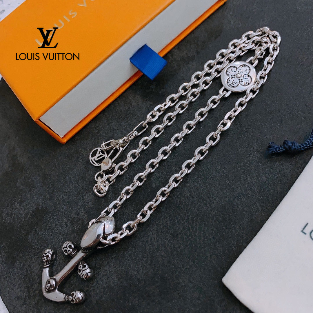【2026】【LOUIS VUITTON 】ネックレス、新しいネックレス万能シンプルファッションオーナメント-BRAND OFF
