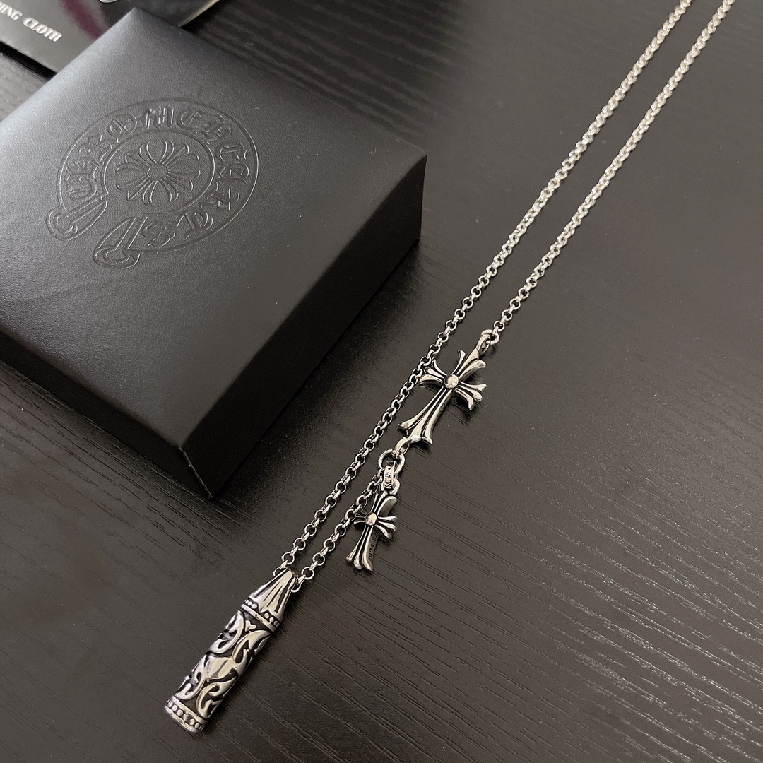 【CHROME HEARTS】ネックレス、新しいネックレス万能シンプルファッションオーナメント-BRAND OFF