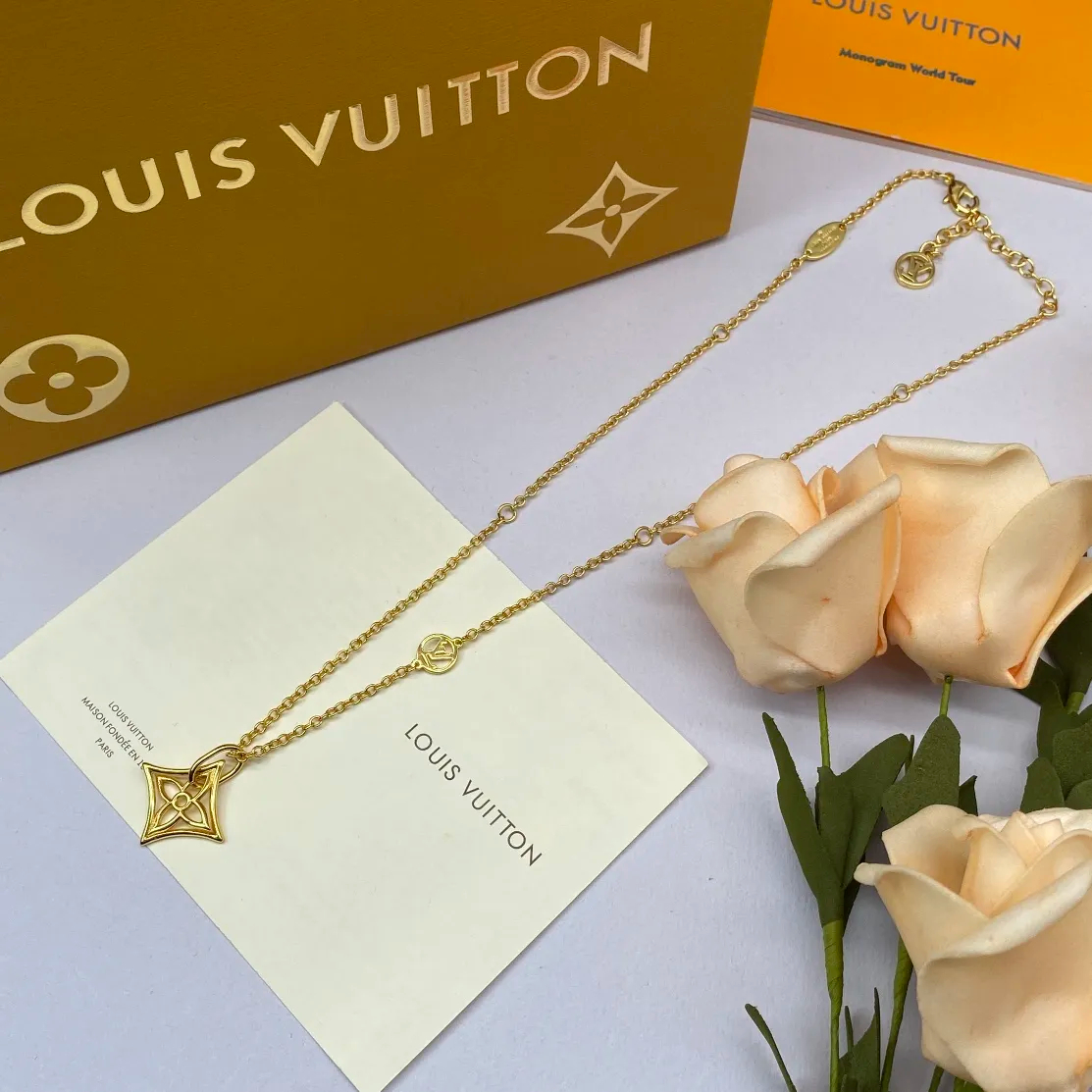 【LOUIS VUITTON】ネックレス、新しいネックレス万能シンプルファッションオーナメント-BRAND OFF