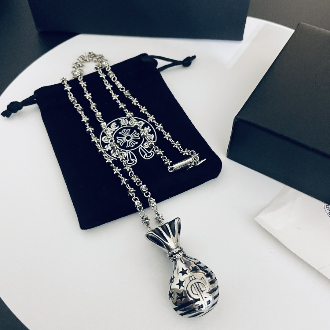 【CHROME HEARTS】ネックレス、新しいネックレス万能シンプルファッションオーナメント-BRAND OFF