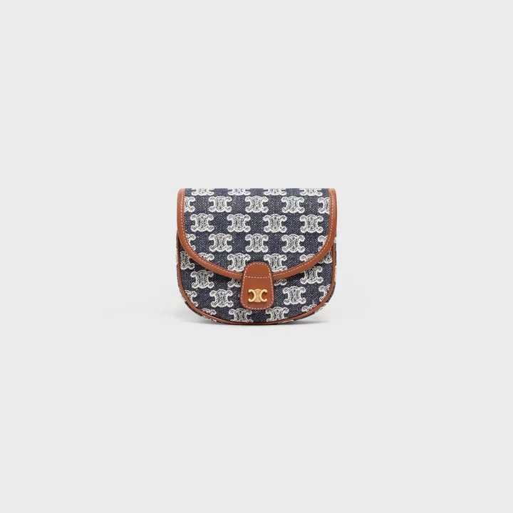ミニ ブザス / トリオンフの刺繍入りテキスタイル-BRAND OFF
