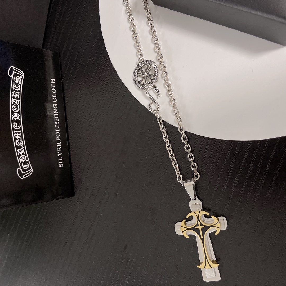 【CHROME HEARTS】ネックレス、新しいネックレス万能シンプルファッションオーナメント-BRAND OFF