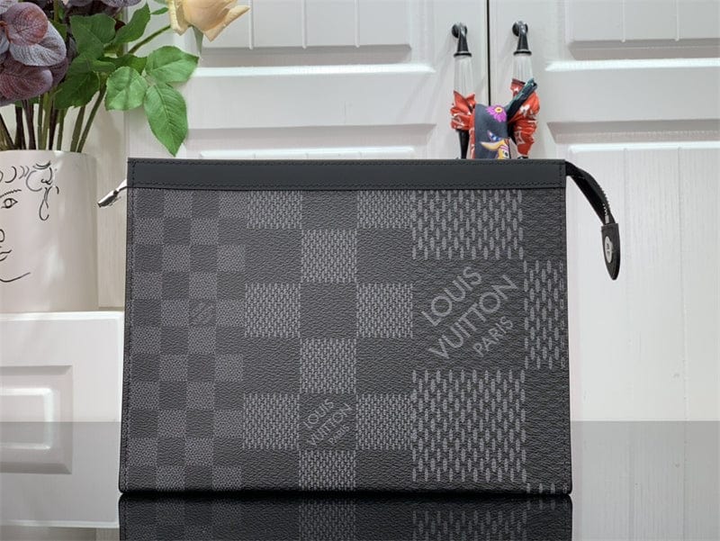 Louis Vuitton ルイヴィトン トラベルポーチ クラッチバッグ 2色 N60443/N60444-BRAND OFF