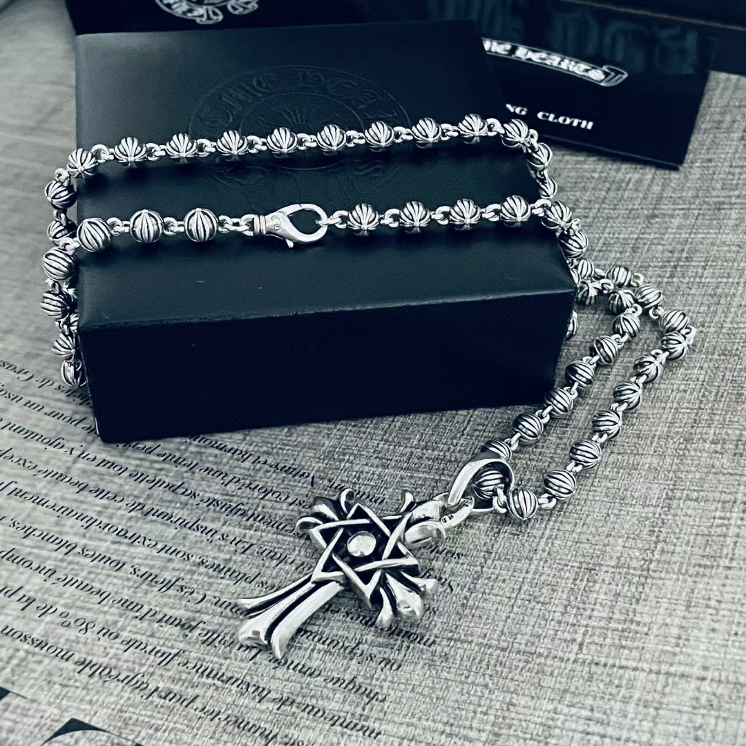 【Chrome Hearts】ネックレス、新しいネックレス万能シンプルファッションオーナメント-BRAND OFF