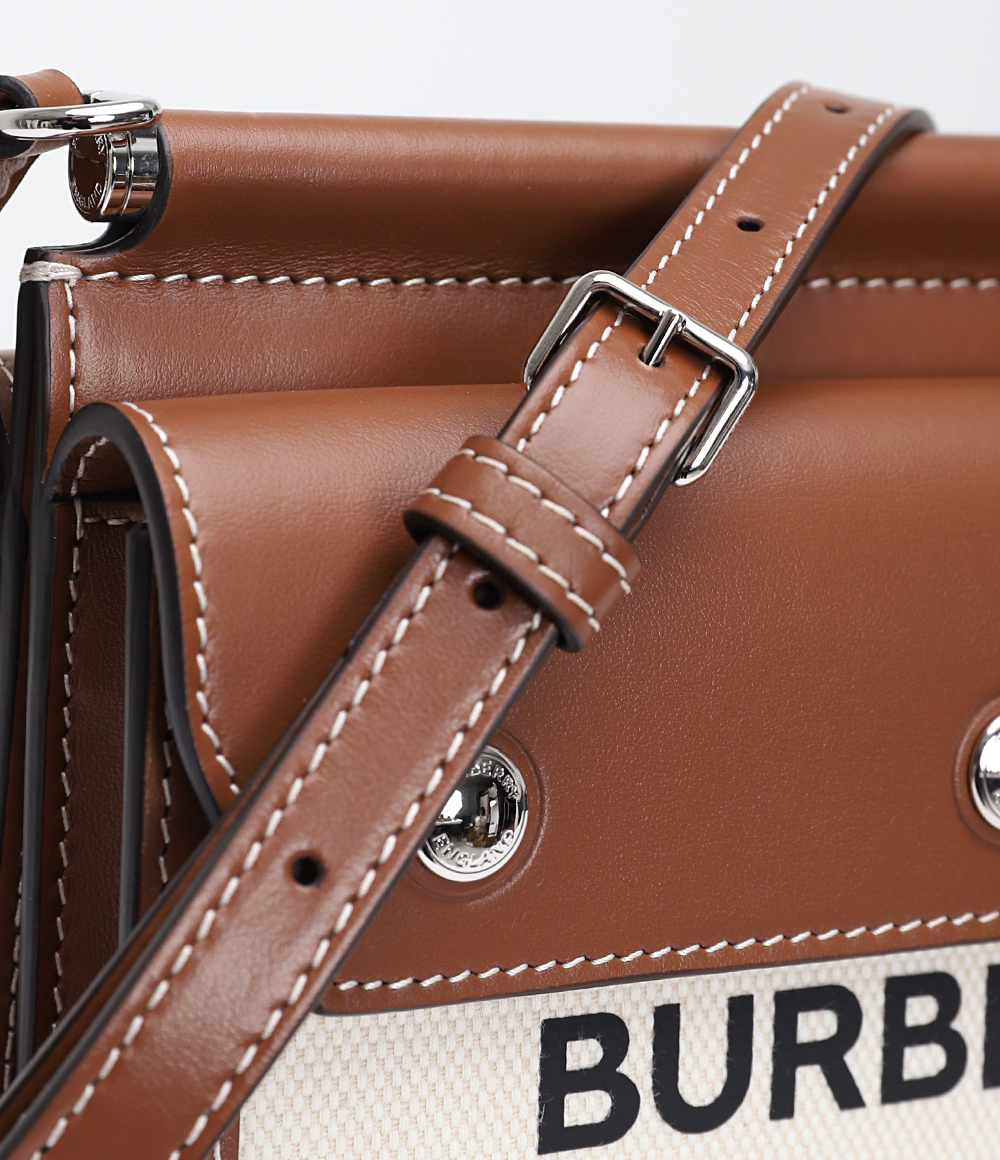 Burberry Mini Horseferry Print タイトルバッグ-BRAND OFF