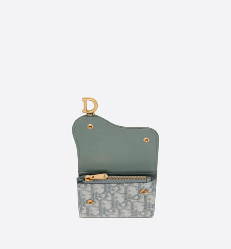【DIOR】SADDLEサドルロータスウォレット☆レザーミニ【財布】-BRAND OFF