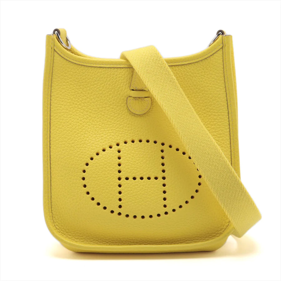 HERMES エルメス エブリンTPM トリヨンクレマンス ライム シルバー金具-BRAND OFF