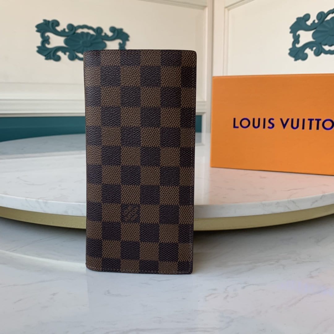 Louis Vuittonルイヴィトン ダミエ ポルトフォイユ ブラザ 長財布N60017-BRAND OFF