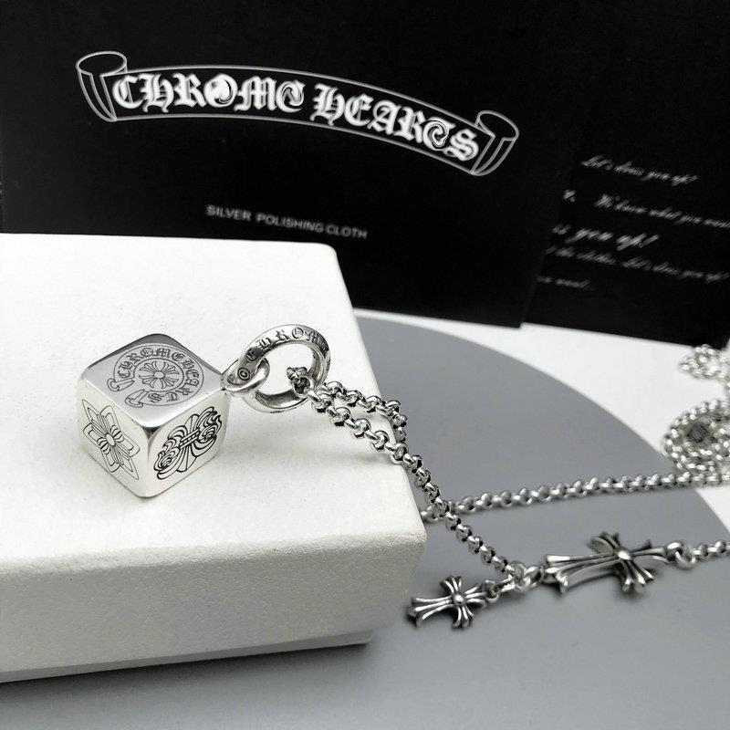 【Chrome Hearts 】クロムハーツ  ダイスペンダント ネックレス-BRAND OFF