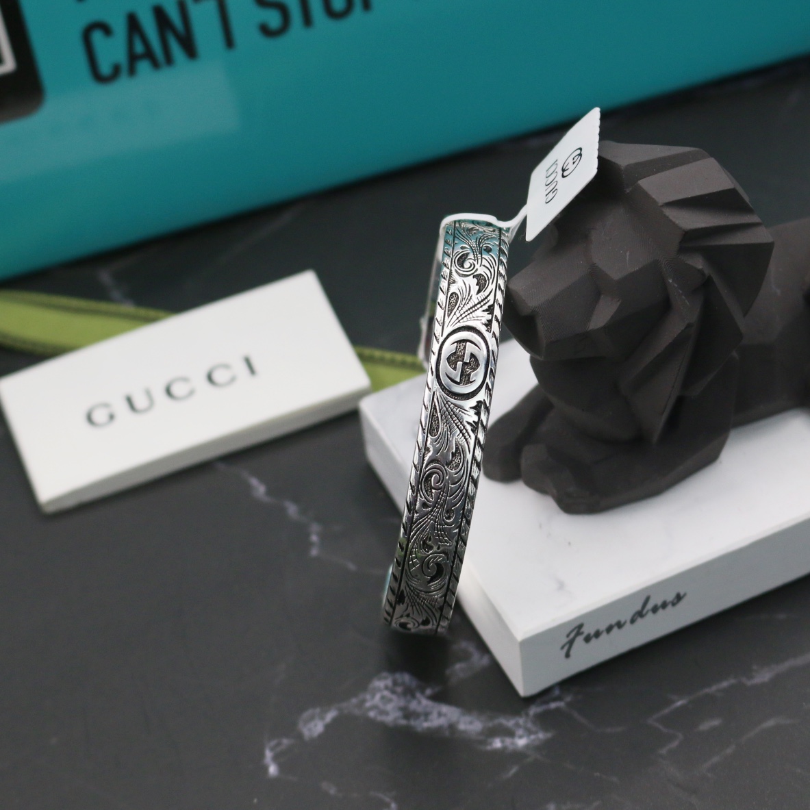 GUCCI スターリングシルバーブレスレット-BRAND OFF