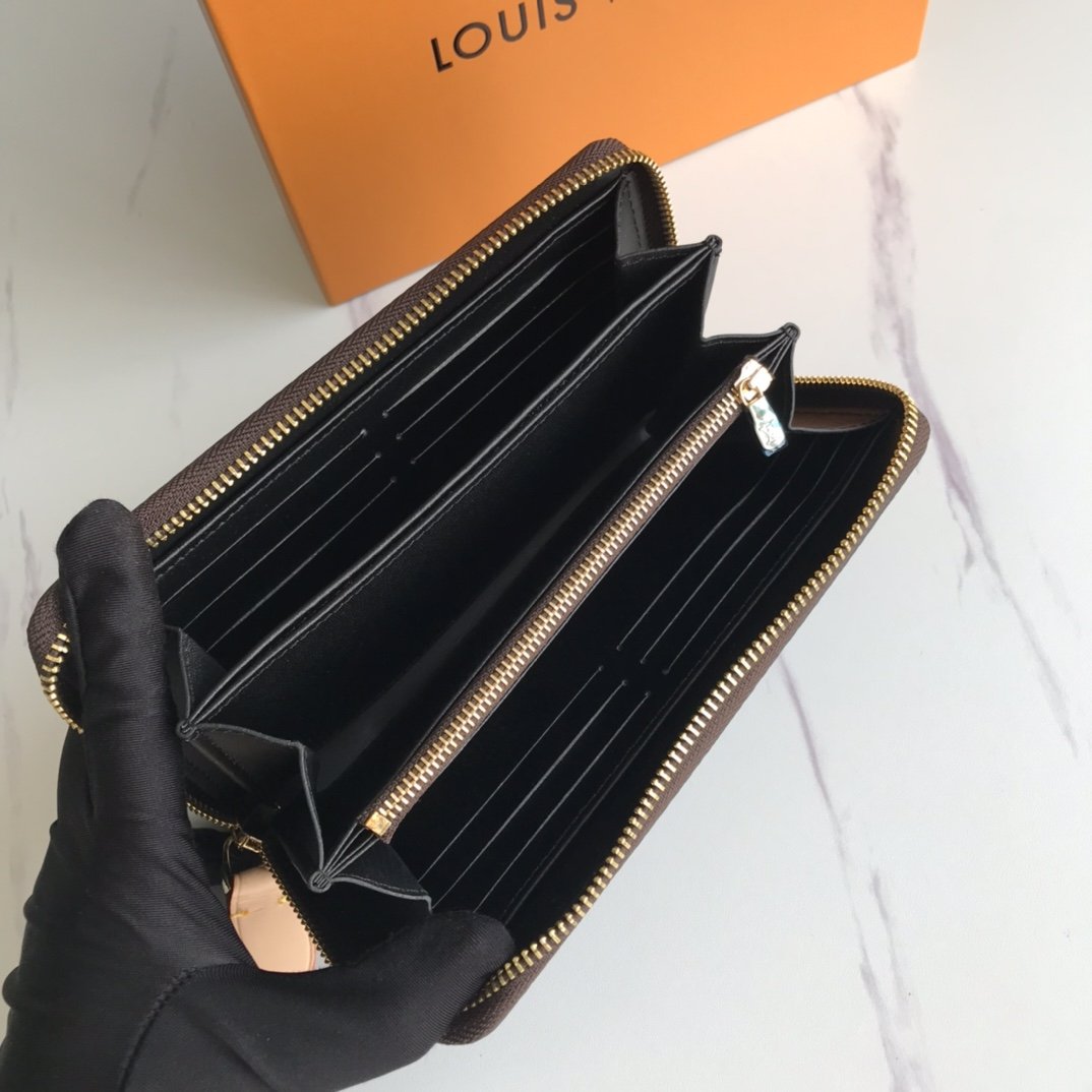 財布 19 x 10cm Zippy M60017 Louis Vuitton-BRAND OFF