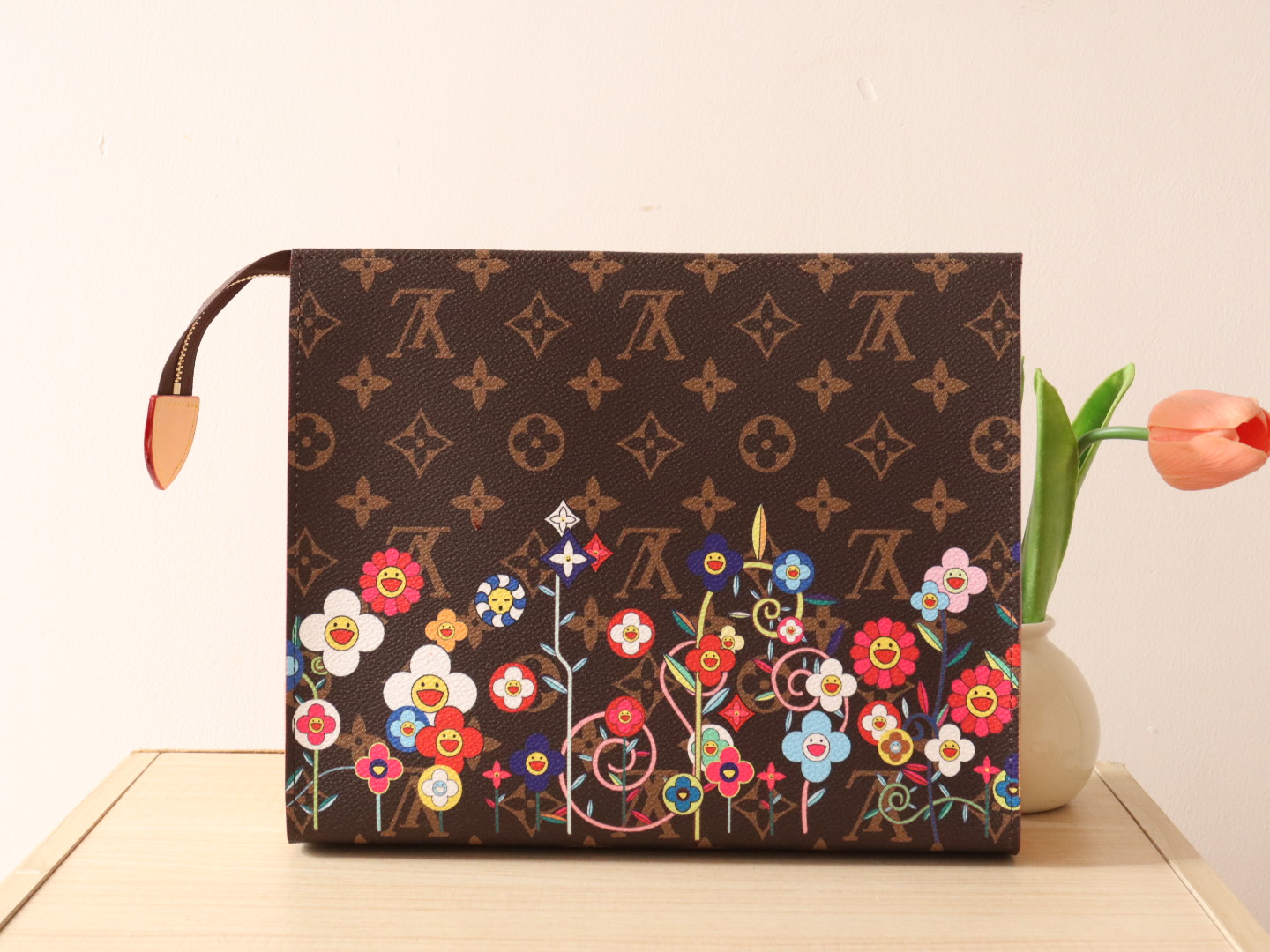 LOUIS VUITTON ルイヴィトン 村上隆 定番クラッチバッグ M14180-BRAND OFF