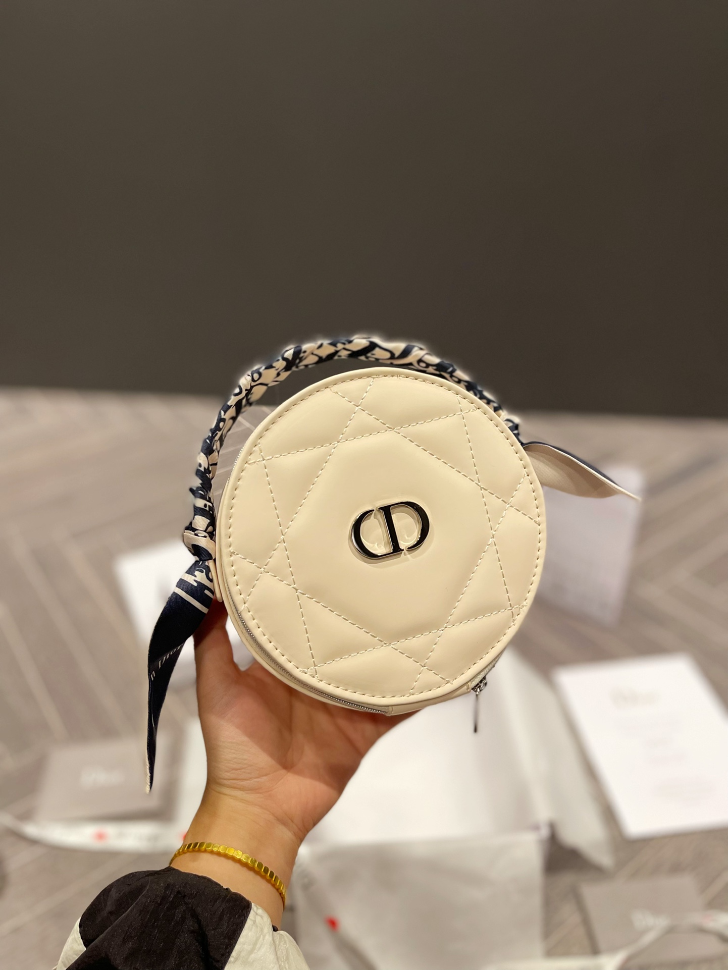 Diorカーフ改造化粧箱にミラー付き【限定】-BRAND OFF