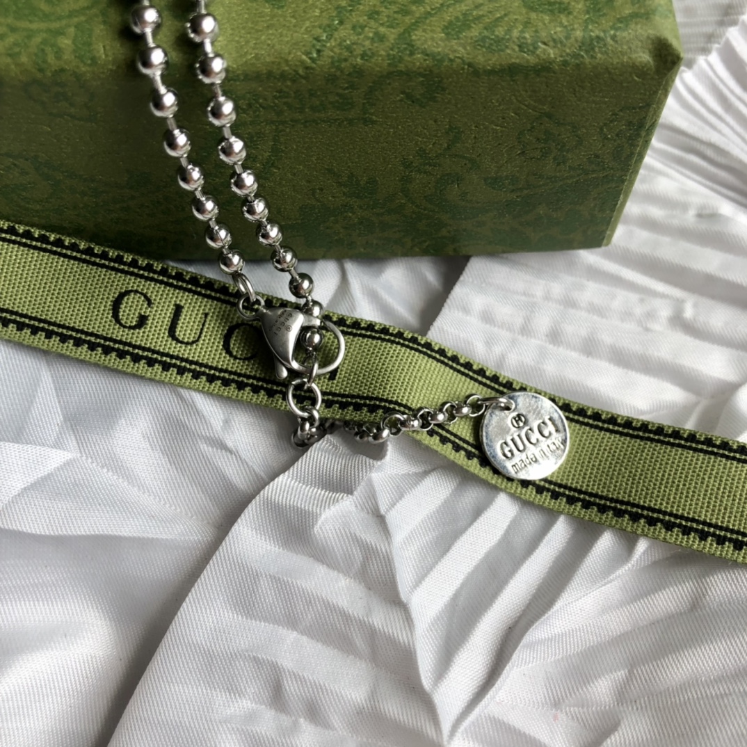 GUCCI インターロッキングG ネックレス-BRAND OFF