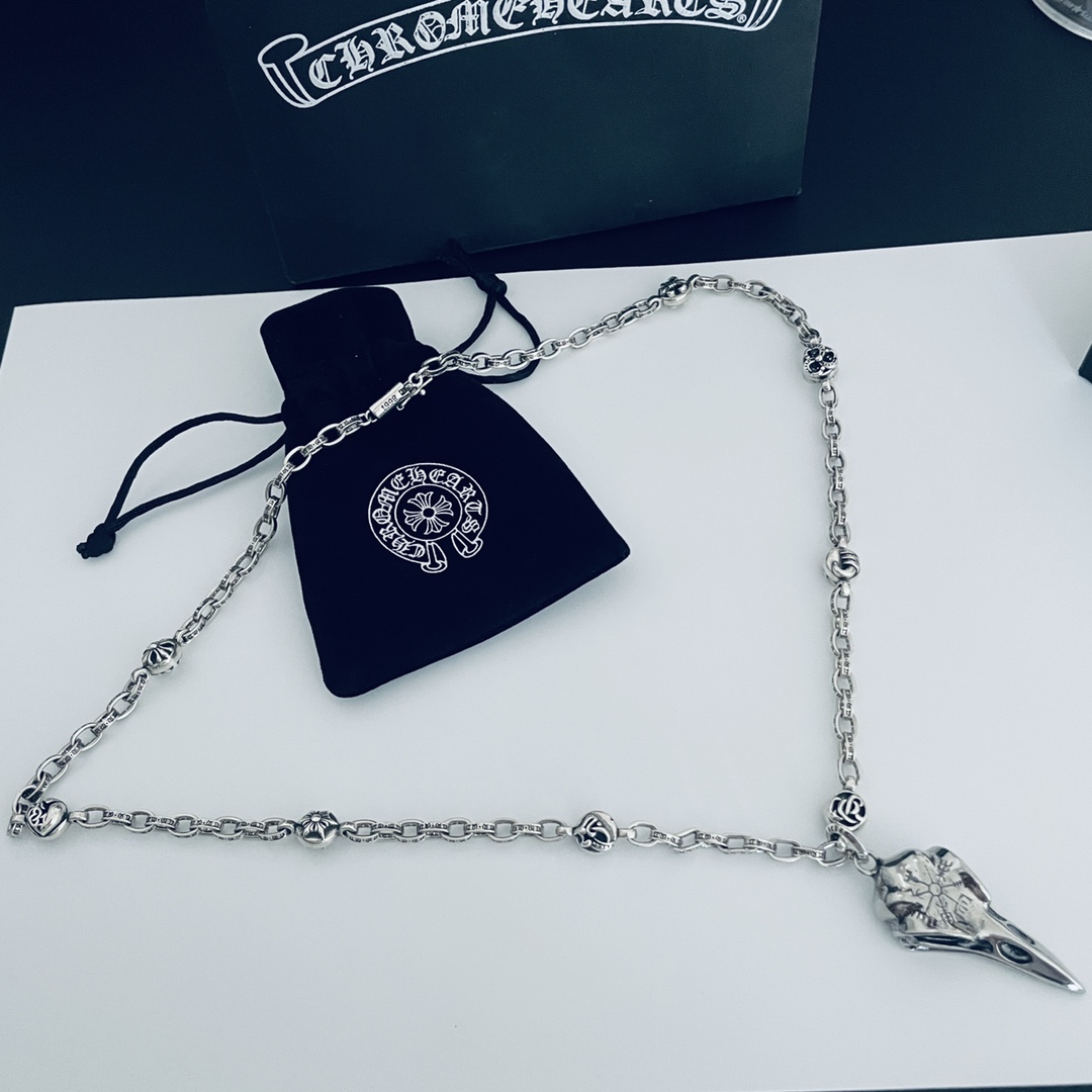 【CHROME HEARTS】クロムハーツ、新しいネックレス万能シンプルファッションオーナメント-BRAND OFF