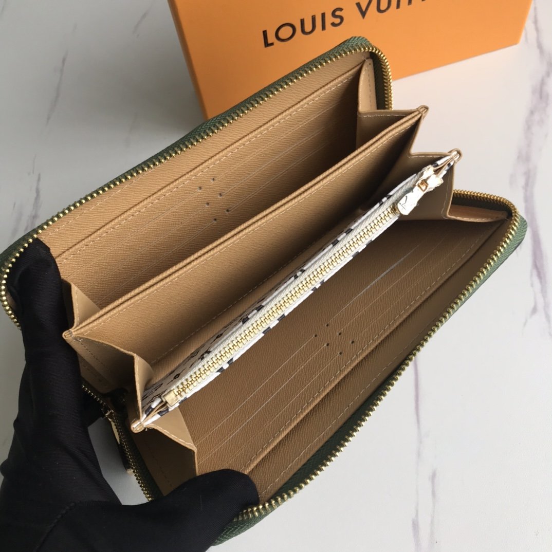 財布 19 x 10cm Zippy M60017 Louis Vuitton-BRAND OFF