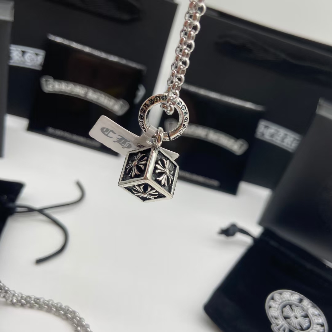 【Chrome Hearts 】クロムハーツ ダイスペンダント ネックレス-BRAND OFF