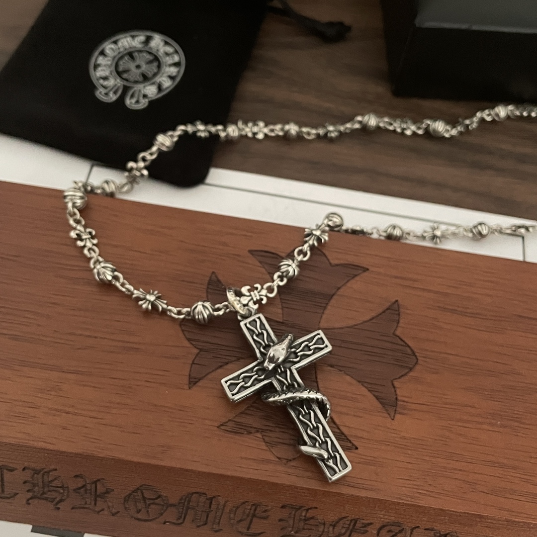 【Chrome Hearts】ネックレス、新しいネックレス万能シンプルファッションオーナメント-BRAND OFF