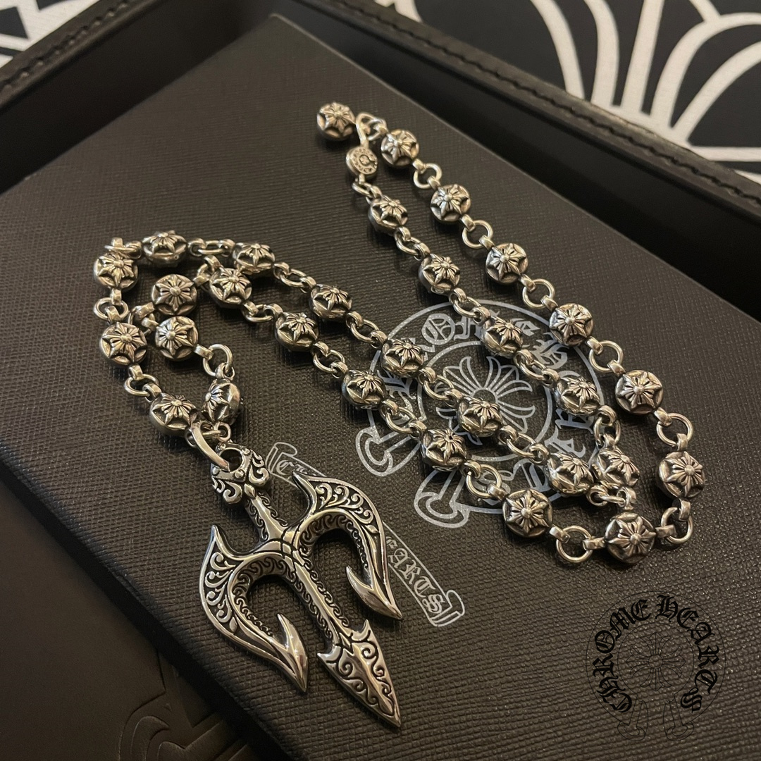 【CHROME HEARTS】ネックレス、新しいネックレス万能シンプルファッションオーナメント-BRAND OFF
