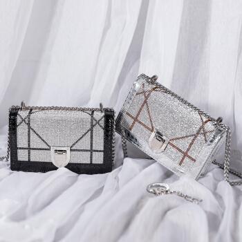 CHRISTIAN DIOR ディオール(CD) WOC SERIES SHOULDERショルダー CROSSBODY クロスボディINS CHAIN BAG DIAMOND CHECK BAGバッグ-BRAND OFF