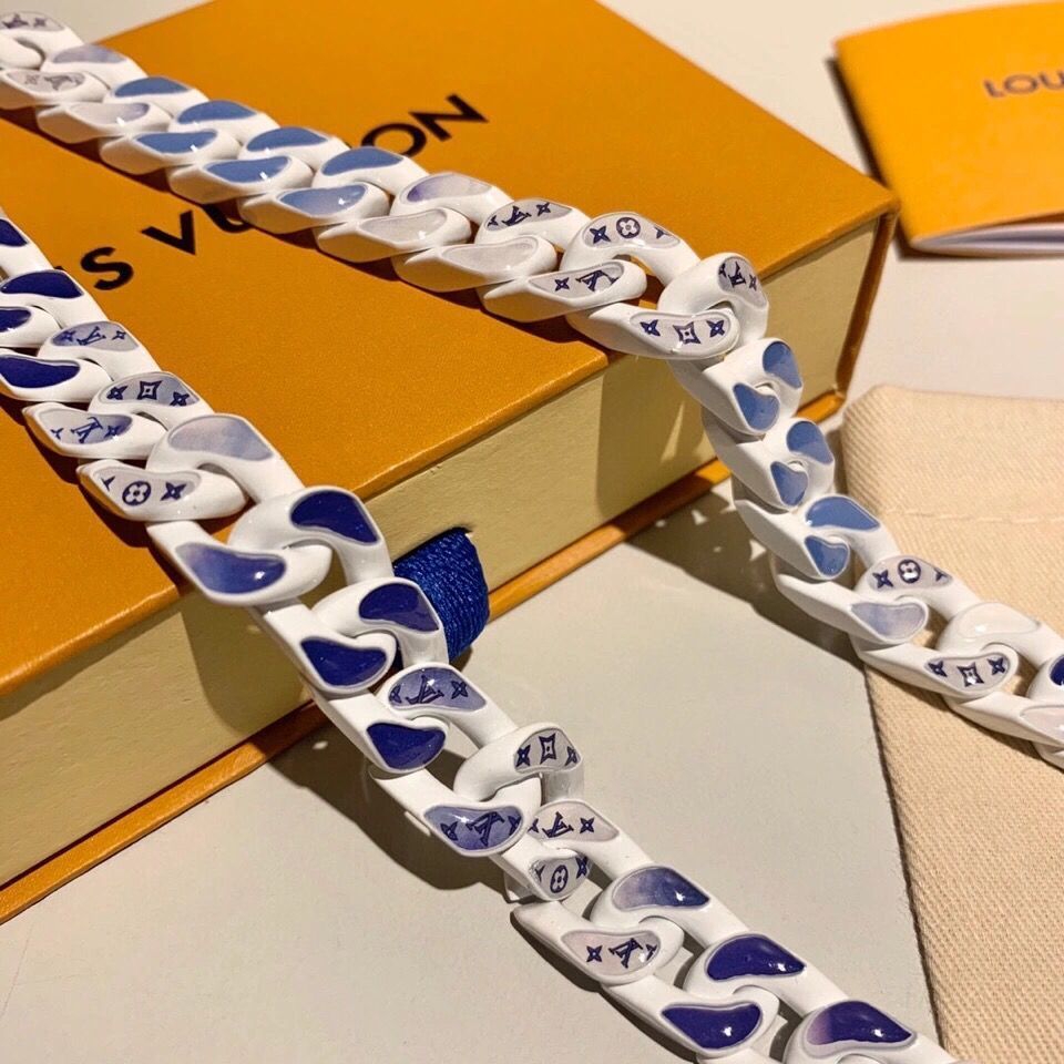 Louis Vuitton（ルイヴィトン） MONOGRAM CLOUDS ネックレス 50cm + ブレスレット 21cm-BRAND OFF