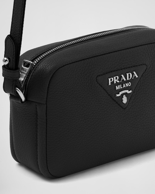 ★PRADA直営店★スモール レザー ショルダーバッグ-BRAND OFF