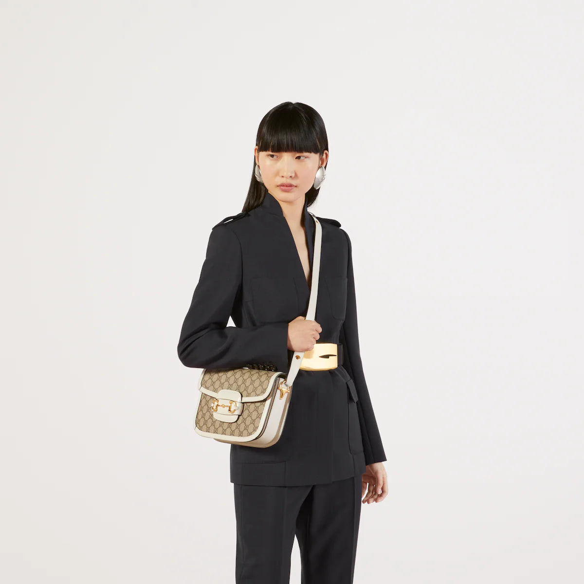 〔グッチ ホースビット 1955〕ショルダーバッグ-BRAND OFF