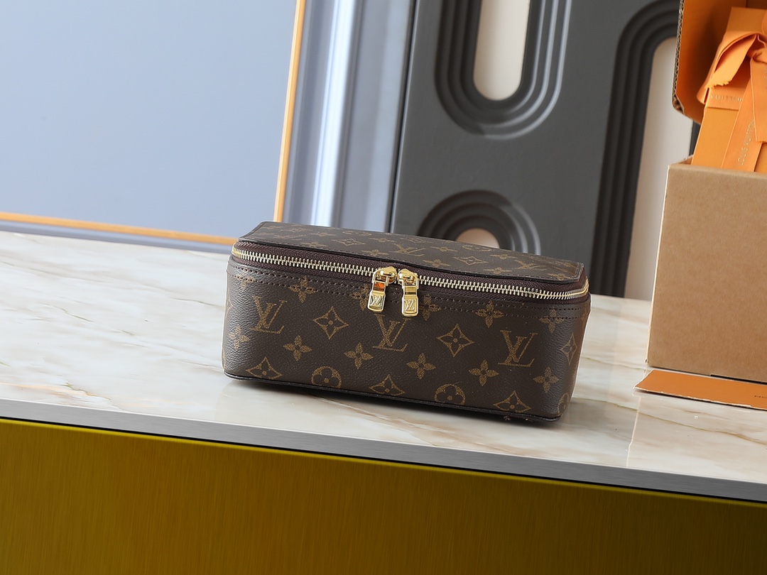 LOUIS VUITTON ルイヴィトン M43689 収納ボックス 化粧ポーチ-BRAND OFF