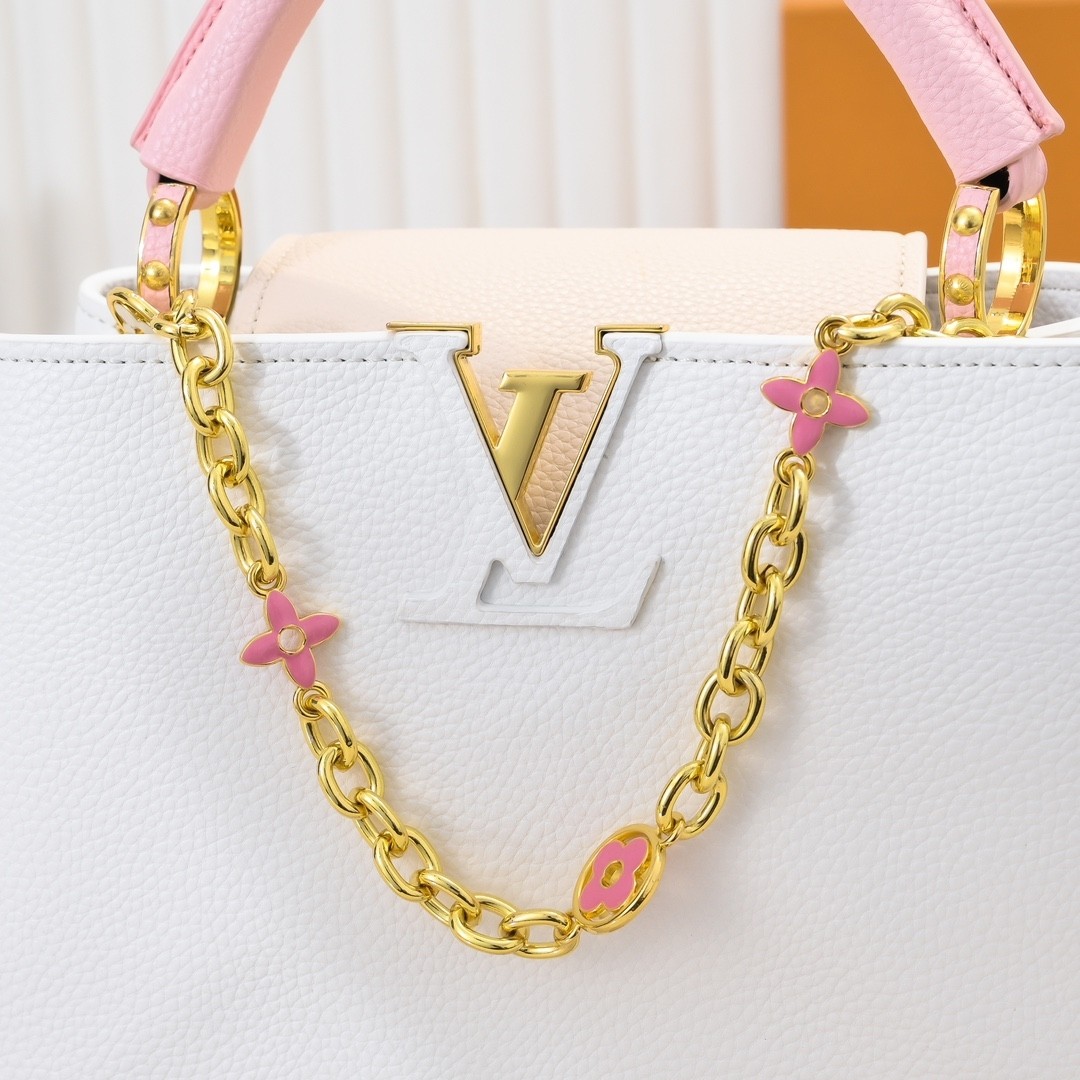 LOUIS VUITTON ルイヴィトン CAPUCINES BB ハンドバッグ M11343-BRAND OFF