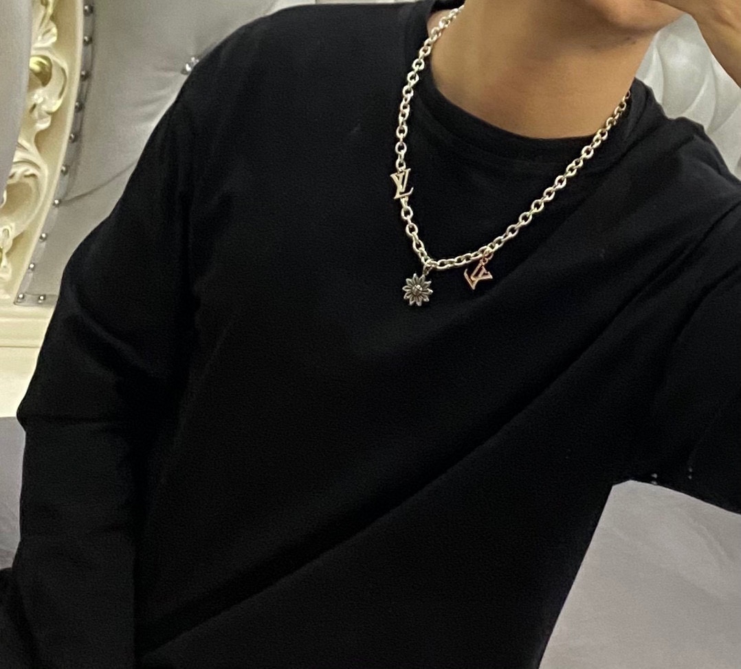 【LOUIS VUITTON 】ネックレス、新しいネックレス万能シンプルファッションオーナメント-BRAND OFF