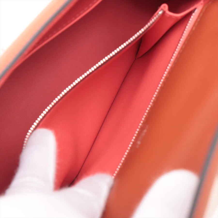 HERMES エルメス ケリーヴェルソ25 トワルアッシュ×ヴォースイフト キュイーブル-BRAND OFF