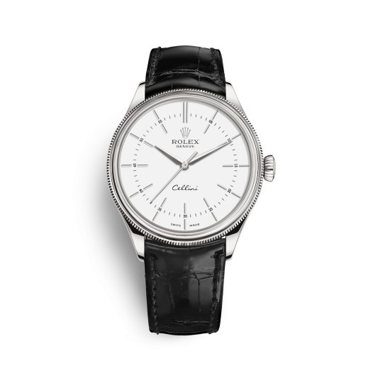 チェリーニ タイムウォッチ: 18 CT ホワイトゴールド - M50509-0016-BRAND OFF