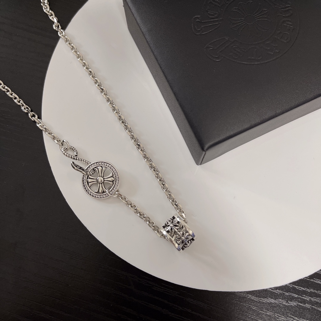 【Chrome Hearts】ネックレス、新しいネックレス万能シンプルファッションオーナメント-BRAND OFF