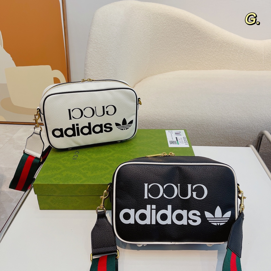 ADIDAS X GUCCI スモール ショルダーバッグ 24 X 15 X 8 CM-BRAND OFF