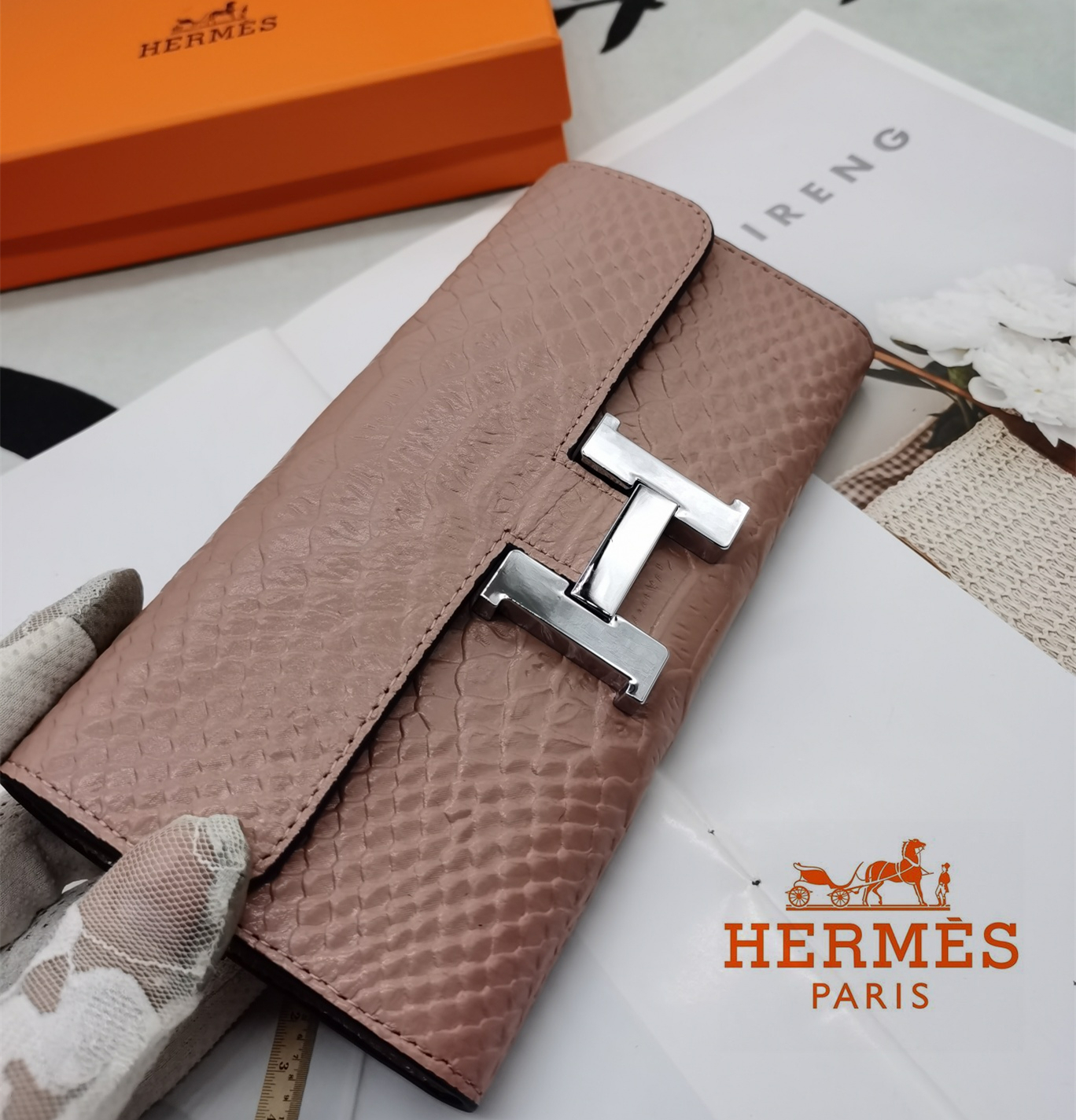 Hermès エルメス 8111 財布 19x10cm-BRAND OFF