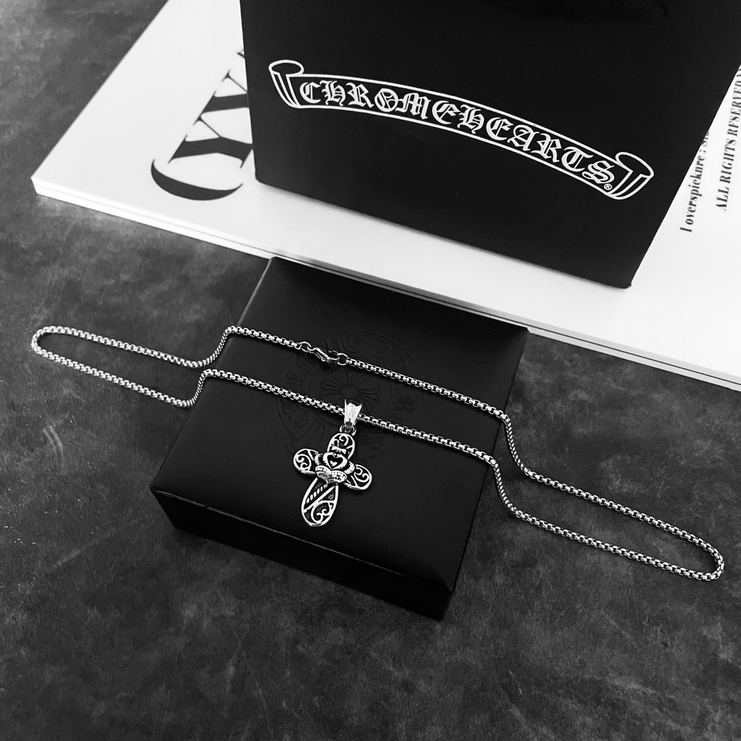 【CHROME HEARTS 】ネックレス、新しいネックレス万能シンプルファッションオーナメント-BRAND OFF